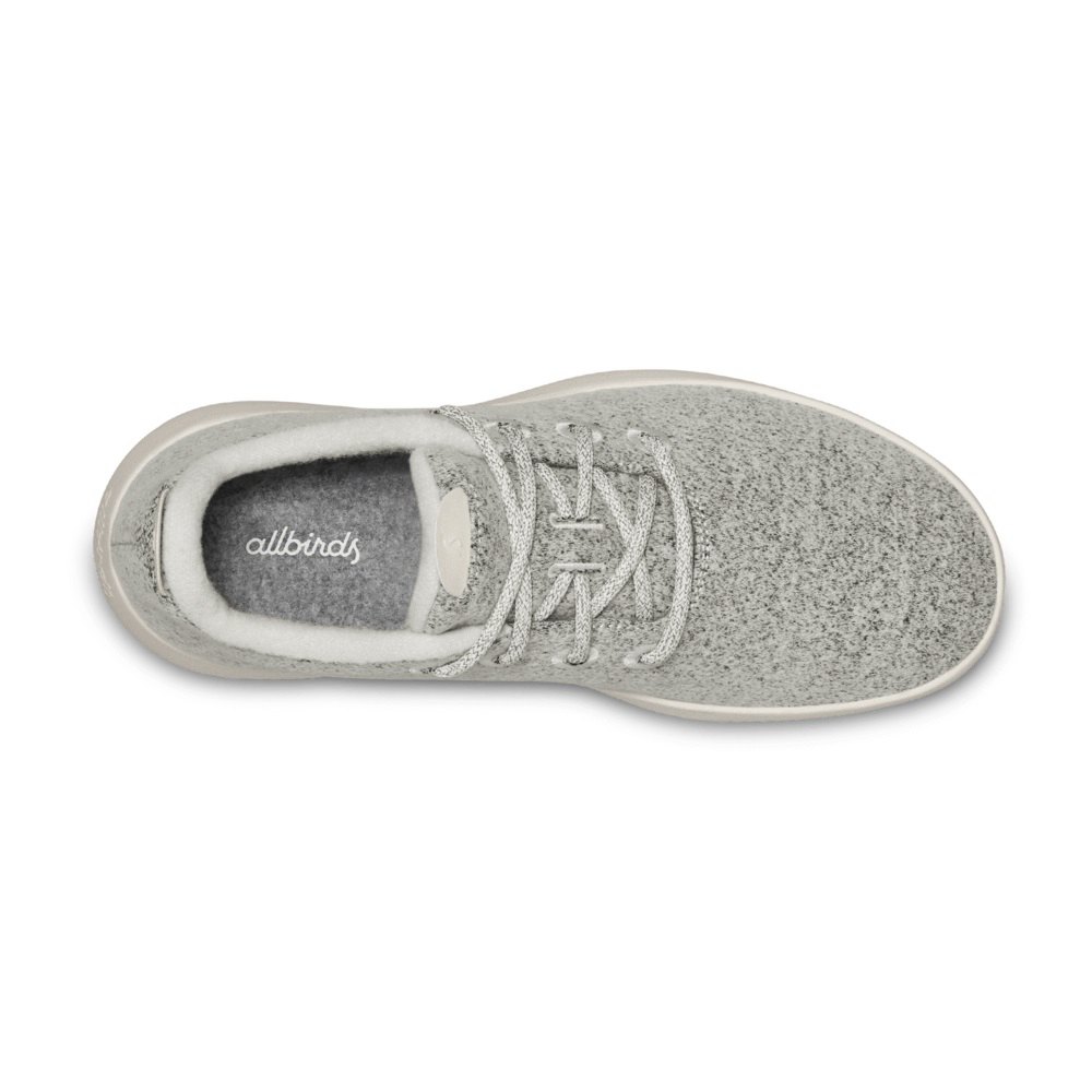 Allbirds Men\'s Wool Runner Mizzles - Sneakers Grey - OEN635814